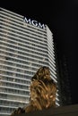 Golden Lion Statue at the MGM Grand, National Harbor, Maryland